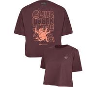 Wild Country - Comfortable and breathable organic cotton climbing T-shirt - Sequence W T-Shirt Black Cherry for Women - Size S - Burgundy Burgundy S