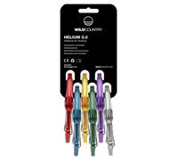 Wild Country - Helium 3.0 - Snapgate carabiner size Rack 6-Pack, black