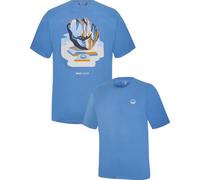 Wild Country - Organic cotton climbing T-shirt - Sequence M T-Shirt Riviera for Men - Size M - Blue Blue M