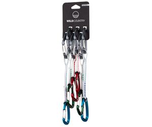 Wild Country - Pack of 6 climbing quickdraws, length 10 cm - Wildwire Quickdraw Trad 6x10cm Pack Uni - White White one size