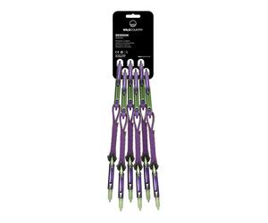 Wild Country - Pack of 6 climbing quickdraws - Session Quickdraw 6X12Cm Purple/Green Purple one size
