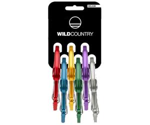 Wild Country - Pack of 6 wire gate carabiners - Helium 3.0 Rack 6 Pack Uni - Green Green one size