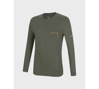 Wild Country Session 3 Long Sleeve T-Shirt Olive Green - L