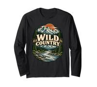 Wild Country Vintage Mountain Wilderness Heritage Long Sleeve T-Shirt