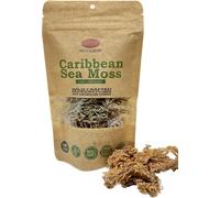 Wild crafted Sea Moss (Irish moss) from the pristine Caribbean Sea Unbleached & NOT grown on string 50g
