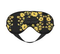 Wild Daisy Flower Print Eye Mask for Sleeping Light Blocking,Soft Breathable Eye Mask,Adult Party Eyeshade Favors