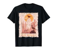 Wild Desert Animals New Mexico Landscape Scene Vintage T-Shirt
