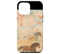 Wild Desert Horses Running Free Pastel Western Aesthetic Case for iPhone 12 Pro Max