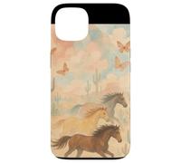 Wild Desert Horses Running Free Pastel Western Aesthetic Case for iPhone 13
