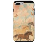 Wild Desert Horses Running Free Pastel Western Aesthetic Case for iPhone 7 Plus/8 Plus