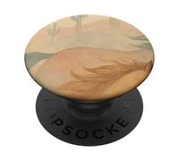 Wild Desert Horses Running Free Pastel Western Aesthetic PopSockets Adhesive PopGrip