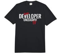 Wild Developer Unleashed Like A Beast Comfort Colors Adult Heavyweight T-Shirt
