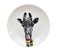Dining Plates - Funny Animals Mustard Wild Dining Tableware and Water Bottles
