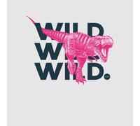 Wild Dinosaur Men's T-Shirt - Grey - L - Grey