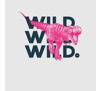 Wild Dinosaur Women's T-Shirt - Grey - M