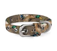 Wild Ducks and Tree Dog Collar, Soft Comfortable Pet Collar for Small & Medium Dogs, Adjustable Durable Cat Collars for Puppies