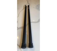 Wild Earth Set of 2 Telescopic Aluminium Tent Tarp Poles in MATT BLACK Including Bag. 90cm to 228cm max - Telescopic portable adjustable Poles for Tents, Tarps, Awnings, Camping, Shelters, Hiking
