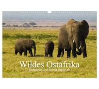 Wild East Africa - Tanzania and Kenya up close UK-Version (Wall Calendar 2026 DIN A3 Landscape), CALVENDO 12 Month Wall Calendar