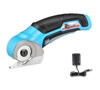 Wild Edge Electric Scissors, 4V Cardboard Cutter with 2.5Ah High-Capacity Battery and Rapid Charger, Electric Box Cutter for Cutting Cardboard, Carpet, Leather, Plastic