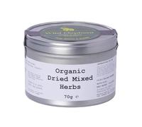 Wild Elephant Organic Dried Mixed Herbs 70g - Classic Herb Blend, No Additives - For Roasts, Stuffing & Pasta Sauces - Made in UK
