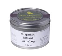 Wild Elephant Organic Dried Parsley 50g - 100% Pure Leaf, Vibrant Colour - For Tabbouleh, Chimichurri & Garnishing - Packed in UK