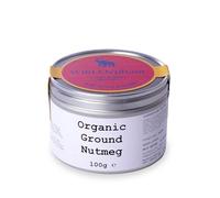 Wild Elephant Organic Ground Nutmeg 100g - 100% Pure, No Fillers - For Bechamel, Baking & Spiced Drinks - Packed in UK