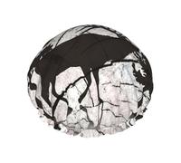 Wild Elk Black Silhouette Multi-Scene And Multi-Purpose Shower Spa Double-Layer Waterproof Shower Cap And Cooking Cap, Suitable For Adults, Children And Men And Women.