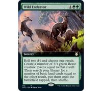 Wild Endeavor (Extended Art) | Adventures in the Forgotten Realms Commander