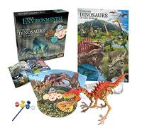 WILD ENVIRONMENTAL SCIENCE Extreme Dinosaurs of The World - for Ages 6+ - Create and Customize Models and Dioramas - Study The Most Extreme Dinosaurs