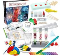WILD ENVIRONMENTAL SCIENCE Medical Science - STEM Kit for Ages 8+ - Make a Test-Tube Digestive System, Extract DNA, Create Anatomical Models and More!