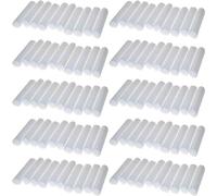 Wild Essentials Cotton Wick Essential Oil Inhaler Refills, 4 cm (1 5/8 inch) Blank Nasal Sticks for On the Go Aromatherapy Compact, Portable and Highly Absorbent Cotton Interior (100)