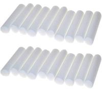 Wild Essentials Cotton Wick Essential Oil Inhaler Refills, 4 cm (1 5/8 inch) Blank Nasal Sticks for On The Go Aromatherapy Compact, Portable and Highly Absorbent Cotton Interior (24)