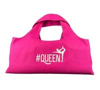 Wild Essentials Yoga Bag, Balance, Exercise tote, large mat carrier with shoulder strap and inside pocket, fits most yoga mats, Rugged 10 ounce, recycled cotton canvas (Pink-Queen)