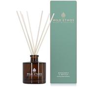 Wild Ethos Scented Reed Diffuser - Select Your Scent - Blended Natural Essential Oils - Lasts 16 Weeks - Make In The UK (Bergamot & Nettle)