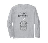 Wild Fermentation Kombucha SCOBY Brewer Gut Health Gift Long Sleeve T-Shirt