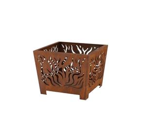 Wild Fire Square Fire Basket - Outdoor Decorative Fire Pit