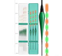 Wild Fishing Float Set for Carp and Crucian - for for ultra Sensitive Bright Tail Bobbers ABS Construction River Lake Gear 50cm(6PCS+3PCS)