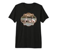 Wild Flamingos - Spread Your Wings and Fly Premium T-Shirt