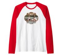 Wild Flamingos - Spread Your Wings and Fly Raglan Baseball Tee