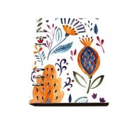 Wild Floral Art A5 Notebook, Pu Leather Notebooks, Lined Paper Notebook A5 Spiral Bound 180Pages/90Sheets, Writing Book for Dairy, Exercise Books for Men, Journaling Supplies Journal Diary