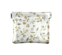 Wild Flower Mid Century Modern PU Leather Small Coin Purse Convenient Coin Holder for Girls Women Ladies, Wild Flower, 4.33"(L) x 3.74"(W) x 0.39"(H), Classic