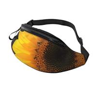 Wild Flower Sunflower Printed Personalized Waist Bag, Lightweight and Versatile Crossbody Bag for Everyday and Outdoor Adventures