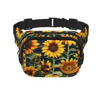 Wild Flower Sunflower Unisex Fashion Waist Packs, Stylish Fanny Packs for Workouts, Running, Traveling, and Hiking
