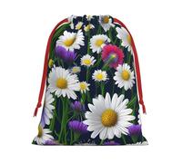 Wild Flowers And Cornflowers Daisies Print Comfortable Gift Lightweight Bag Easy Clean Storage Bags Reusable Multipurpose Use