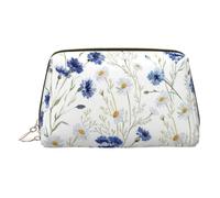 Wild Flowers and Daisies Toiletry Pouch, Travel-Friendly Makeup Organizer for Makeup Brushes, Lipsticks