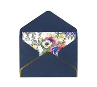 Wild Flowers Birds Leaves Branches Greetings Romantic Card With Envelopes, Send To A Close Friend,Phnom Penh Pearl Paper Greeting Card