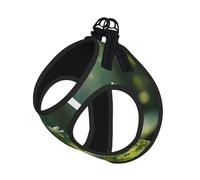 Wild Flowers Birds Leaves Branches Print Dog Harness,Pet Leash Vest,Adjustable And Reflective Vest,For Small To Medium Dogs