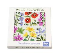 Wild Flowers Coasters (Set Of 4)