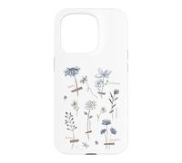 Wild Flowers Plants to Saving the Bees Climate Change Nature Case for iPhone 15 Pro