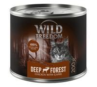 Wild Freedom Adult 6 x 200 g - grain-free recipe - Deep Forest - Game & Chicken